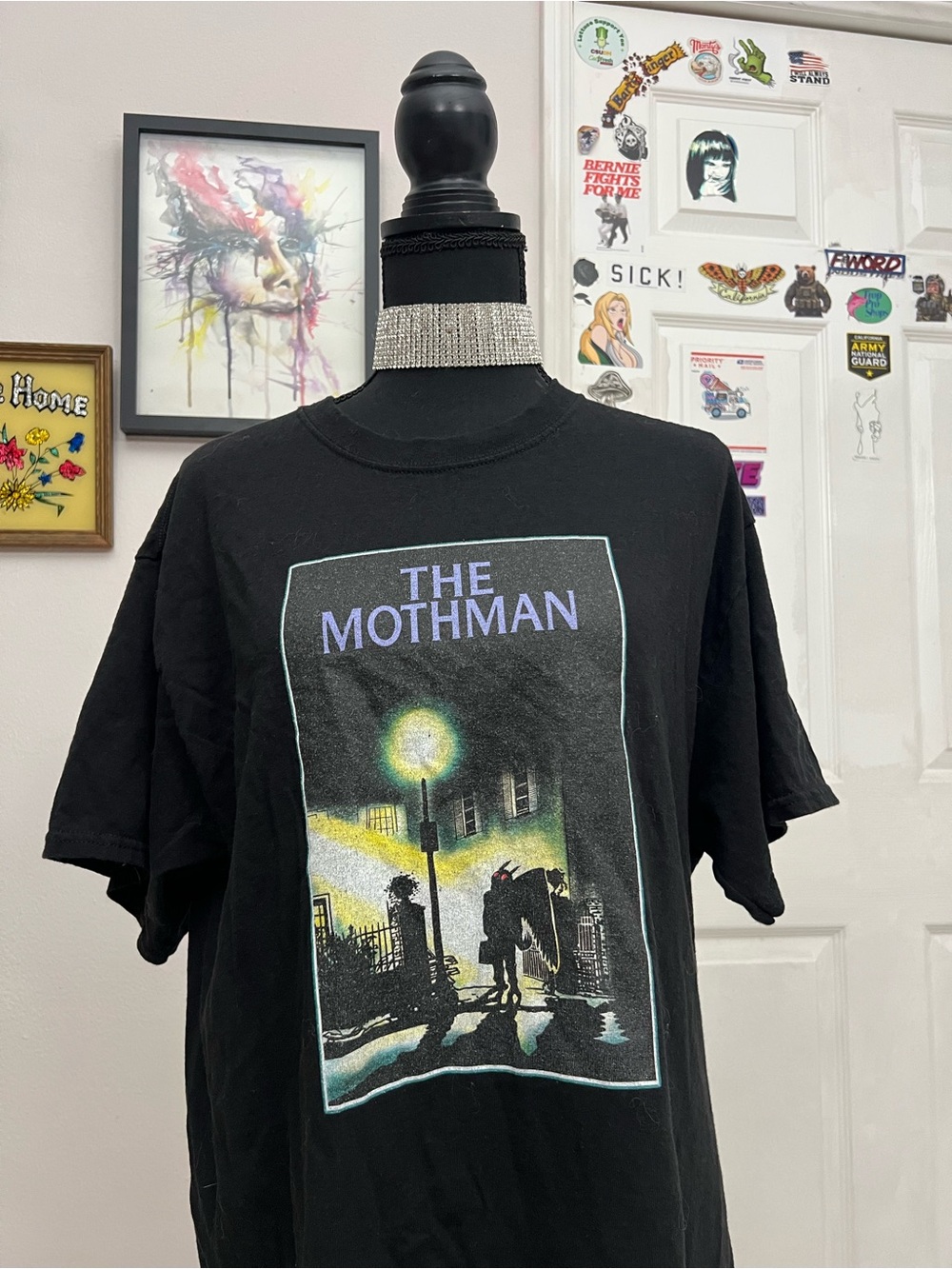 The Mothman Graphic Tee - Black